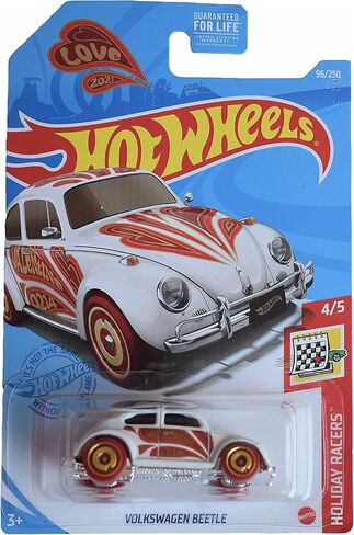 Hot Wheels Volkswagen Beetle, [White] 96/250 Holiday Racers 4/5 in Saudi Arabia
