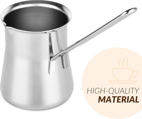 Quality Turkish Coffee Pot - Turkish Coffee Maker, Chai Pot, Arabic Coffee Pot, Briki Greek Coffee Pot, Greek Briki, Cezve, Ibrik (24oz) in Kuwait