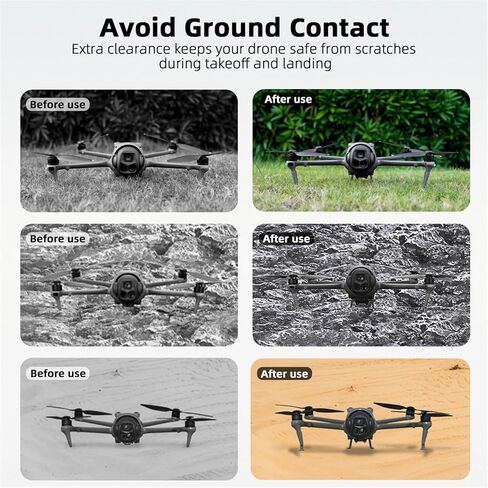 Landing Gear for DJI Mavic 4 Pro Drone, Mavic 4 Pro Aircraft Landing Gear Extend Leg Quick Release Raise 30mm Extensions Feet Bottom Sensor Protector Camera Quadcopter Accessories in Saudi Arabia