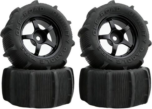 4 قطع RC مجداف إطارات عجلات استبدال قطع الغيار لجميع 1/14 1/16 مقياس H14BM H16GT H16DR H16BM H16 H16P H16E 16208 16209 16210 14209 14210 14211 16889 RC سيارة in Kuwait