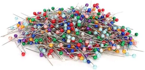 Haofy Sewing Pins Pearlized Ball Head for Precise Fabric Positioning Multicolor Quilting Pins for DIY Patchwork, Household Sewing, Wedding Decorations in Saudi Arabia