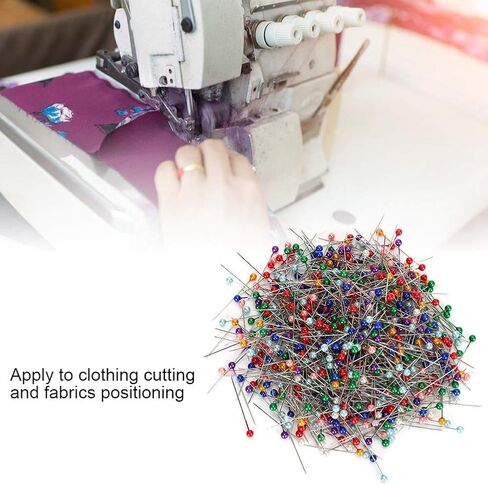Haofy Sewing Pins Pearlized Ball Head for Precise Fabric Positioning Multicolor Quilting Pins for DIY Patchwork, Household Sewing, Wedding Decorations in Saudi Arabia