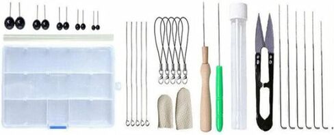 Needle Felting Kits for Beginners, Wool Felt Tools, Needle Felting Supplies Kits with Tools, Needle Felting Starter Kit, Storage Bag for DIY Handcrafts Decoration in Kuwait