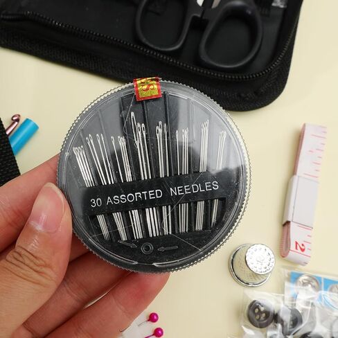 67-Piece Set Portable Travel Sewing Kit with Needles Threads Scissors Pins Tape Measure Storage Bags DIY Embroidery Handwork in Saudi Arabia