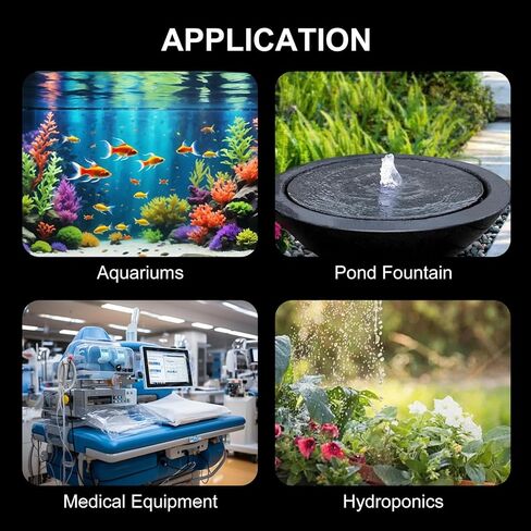 2PCS 50GPH 3W Mini Submersible Water Pump Small Fountain Pump with 2M Water Tube for Aquariums, Fish Tank, Water gardens, Pet Water Fountain, Indoor or Outdoor Pond Fountain in Saudi Arabia