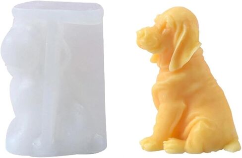 1pc Multiple Silicone Molds For DIY Bulldog Shaped Aromatherapy Candles With Silicone Molds For Puppies in Saudi Arabia
