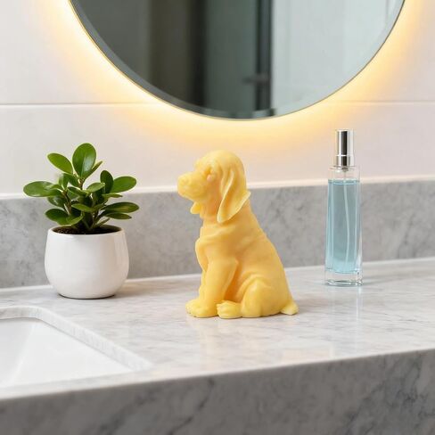 1pc Multiple Silicone Molds For DIY Bulldog Shaped Aromatherapy Candles With Silicone Molds For Puppies in Saudi Arabia