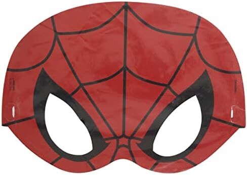 Unique Spiderman Super Hero Birthday Party Supplies Bundle Pack includes 16 Party PaperMasks, 1 Dinosaur Sticker Sheet in Saudi Arabia