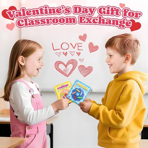 24 Pack Valentine's Day Cards for Kids with Spinner Fidget Toys for Kids Spinner Toys Bulk,Kids Valentines Day Cards,Valentines Party Favors Classroom Exchange Gifts for Boys Girls Gift in Saudi Arabia