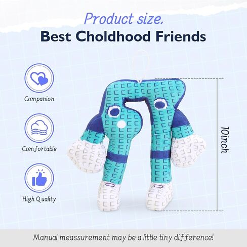 10 Inch 67 Plush Toy - Soft Stuffed Number Character, Pixel-Style Steal A Brainrot Inspired Plushie, for Kids, Gamers, Collectors & Internet Culture Fans in Kuwait