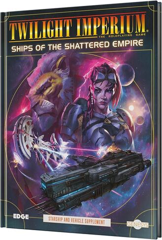 Asmodee Genesys Roleplaying Game Ships of The Shattered Empire SOURCEBOOK - Twilight Imperium Starship & Vehicle Guides, Sci-Fi Fantasy Game for Kids & Adults, Ages 14+, 2-6 Players, 4+ Hours in Saudi Arabia