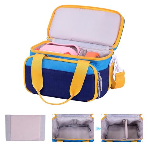 Carrying Case for Yoto Player 3rd Generation – Travel Storage bag with 36 Card Slots for Audio Speaker/Headphone/Cards (Blue) in Saudi Arabia