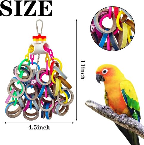 LWINGFLYER Bird Toys,Parrots Durable Cardboard Chewing Shredding Foraging for Medium & Large Parrot African Greys Cockatoos Amazons Mini Macaws in Saudi Arabia