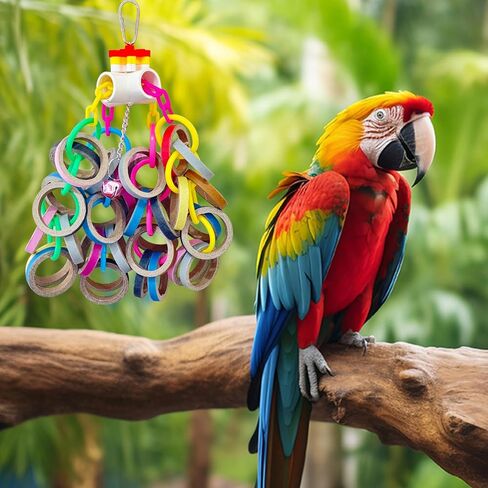 LWINGFLYER Bird Toys,Parrots Durable Cardboard Chewing Shredding Foraging for Medium & Large Parrot African Greys Cockatoos Amazons Mini Macaws in Saudi Arabia