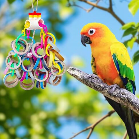 LWINGFLYER Bird Toys,Parrots Durable Cardboard Chewing Shredding Foraging for Medium & Large Parrot African Greys Cockatoos Amazons Mini Macaws in Saudi Arabia