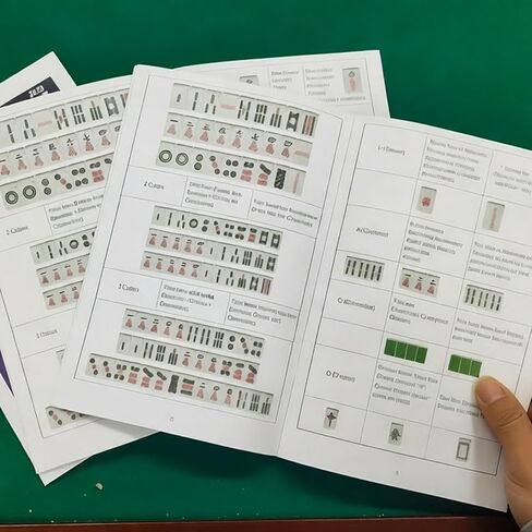 Mah Jongg 2026 2025 Reference Manual Pack of 4 - Friendly Guide for Beginner with Large Print, Standard Hands & Play Rules Winning Hands, Game Flow & Special Tiles Usage for Veterans in Kuwait