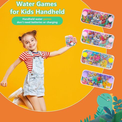 8 Pcs Handheld Water Games 80s 90s Nostalgic Multicolor Ring Toss Game for Birthday Children's Day Party Favors Gift Bag Fillers Stocking Stuffers in Saudi Arabia