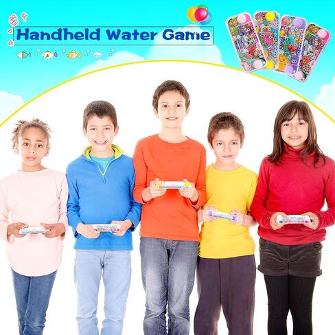 8 Pcs Handheld Water Games 80s 90s Nostalgic Multicolor Ring Toss Game for Birthday Children's Day Party Favors Gift Bag Fillers Stocking Stuffers in Saudi Arabia