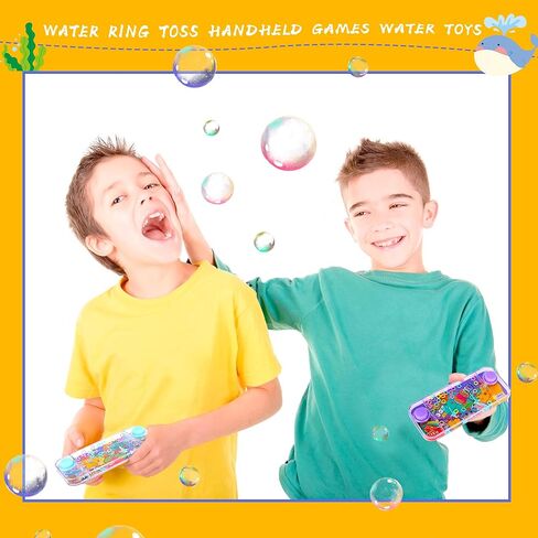 8 Pcs Handheld Water Games 80s 90s Nostalgic Multicolor Ring Toss Game for Birthday Children's Day Party Favors Gift Bag Fillers Stocking Stuffers in Saudi Arabia