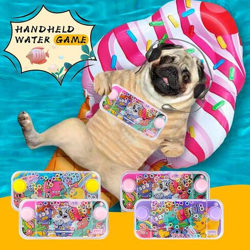 8 Pcs Handheld Water Games 80s 90s Nostalgic Multicolor Ring Toss Game for Birthday Children's Day Party Favors Gift Bag Fillers Stocking Stuffers in Saudi Arabia