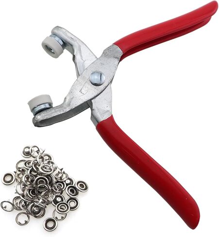 مجموعة أدوات كماشة العين الآمنة من الكروشيه تتضمن 50 مجموعة من المشابك الخمسة المخالب المصنوعة من الفولاذ المقاوم للصدأ مقاس 150 مم لتثبيت أدوات التثبيت المفاجئة على أحزمة البيجامات in Kuwait