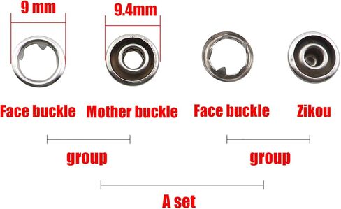 مجموعة أدوات كماشة العين الآمنة من الكروشيه تتضمن 50 مجموعة من المشابك الخمسة المخالب المصنوعة من الفولاذ المقاوم للصدأ مقاس 150 مم لتثبيت أدوات التثبيت المفاجئة على أحزمة البيجامات in Kuwait