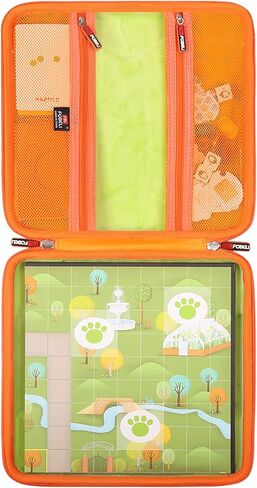 FBLFOBELI Travel Case for Many Board Game, Compatible with Hasbro Gaming/Monopoly/Gamewright Outfoxed/My First Castle Panic etc, 10x9.6x2.8 Inch, Case Only in Saudi Arabia