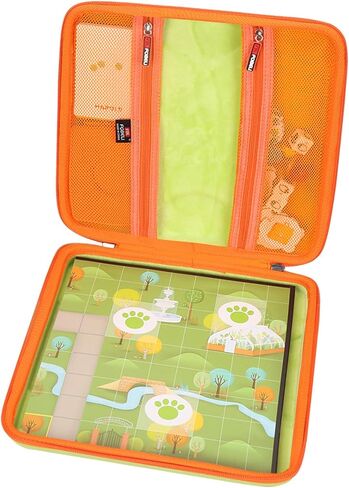 FBLFOBELI Travel Case for Many Board Game, Compatible with Hasbro Gaming/Monopoly/Gamewright Outfoxed/My First Castle Panic etc, 10x9.6x2.8 Inch, Case Only in Saudi Arabia