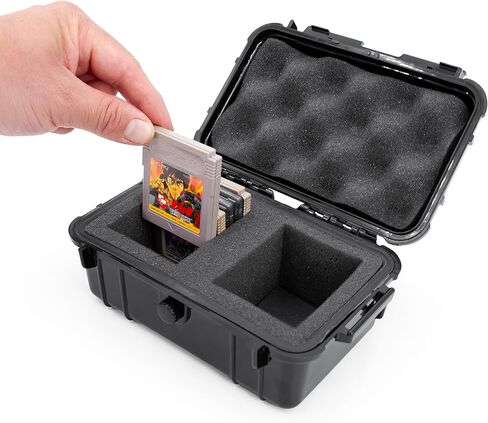 CASEMATIX Waterproof Game Case Holder Compatible With Gameboy Color and Original Game Boy Cartridges, Storage Box Fits 18 Games in Saudi Arabia