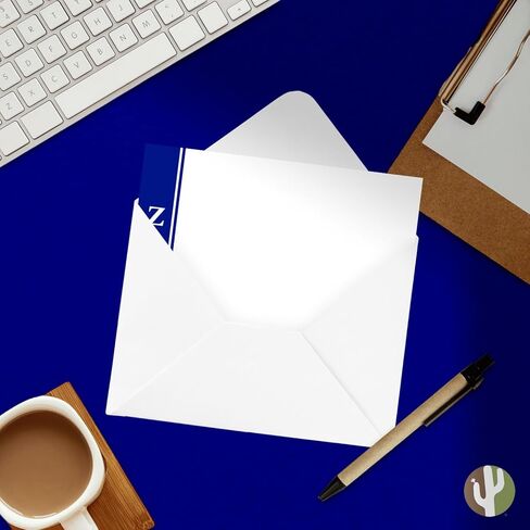 Desert Cactus Zeta Phi Beta 10 Pack Notecards ZPB ZPhiB Divine 9 Stationery Cardstock Includes Envelopes Memo Party Thank You (Notecard Design E) in Saudi Arabia