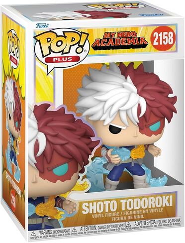 فانكو بوب! بالإضافة إلى: My Hero Academia - Shoto Todoroki - شخصية من الفينيل قابلة للتجميع - فكرة هدية - بضائع رسمية - ألعاب للأطفال والكبار - محبي الرسوم المتحركة - شخصية نموذجية لهواة الجمع والعرض in Kuwait