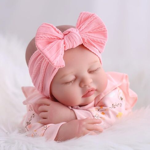 BABESIDE Lifelike Reborn Baby Dolls Girl - دمية طفل حديث الولادة واقعية مقاس 20 بوصة مع جسم قابل لاتخاذ الوضعيات، دمى أطفال حقيقية مع ملحقات لهدايا الفتيات بعمر 3 سنوات فما فوق، اللعب التظاهري، مجموعة in Kuwait