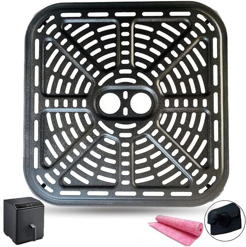 Premium Air Fryer Crisping Plate for COSORI 6.8QT 12-in-1 Dual Blaze Air Fryers, Air Fryer Grill Pan Plate Crisper Tray Rack Grate Grid Shelf for COSORI 6.8QT Air Fryer, Nonstick, Dishwasher Safe in Saudi Arabia