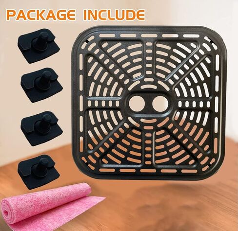 Premium Air Fryer Crisping Plate for COSORI 6.8QT 12-in-1 Dual Blaze Air Fryers, Air Fryer Grill Pan Plate Crisper Tray Rack Grate Grid Shelf for COSORI 6.8QT Air Fryer, Nonstick, Dishwasher Safe in Saudi Arabia