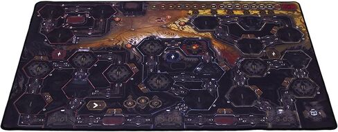 Nemesis Lockdown PLAYMAT - Official Double-Sided Premium Game Mat (84 x 56 cm) with Stitched Edges, Board Game Accessory, Made by Rebel Studio in Saudi Arabia