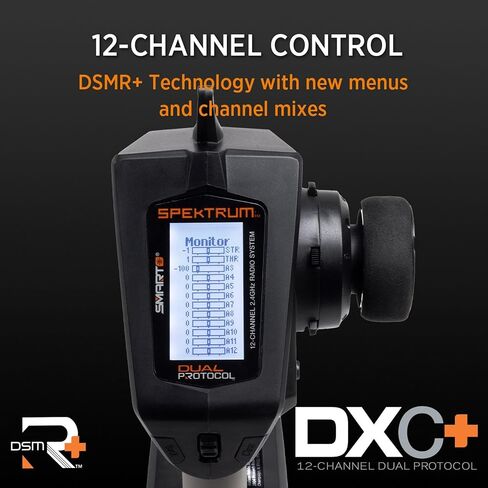 Spektrum DX Pro+ 12-Channel DSMR+ Transmitter Only, SPMR5035 in Saudi Arabia