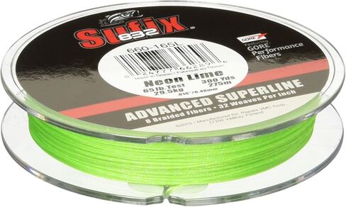 Sufix 832 Braid 10 lb Neon Lime 300 yards in Kuwait