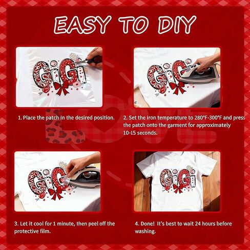 عيد الحب على النقل بالكي، 16 ورقة كيوبيد وحبيبته اقتباسات الحب DTF جاهزة للضغط، فينيل ناقل للحرارة من الفينيل للقمصان، هدايا لصديقتها وصديقتها in Kuwait