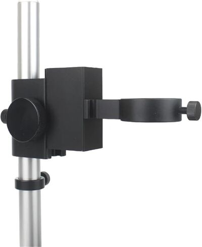 Aluminum Alloy Microscope Stand - 40mm 50mm Adjustable Focus Bracket for Digital HDMI USB Camera (Square 5x5x1.0mm) in Saudi Arabia
