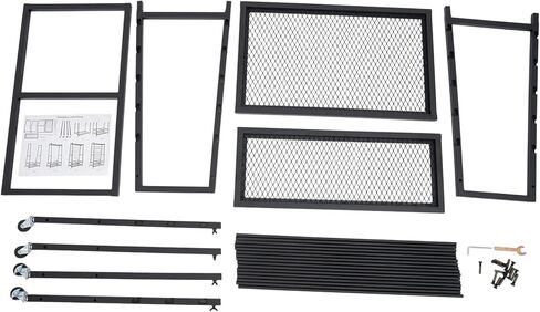 Rolling Ribbon Organizer Double-Sided Ribbon Rack 16-Tier Ribbon Holder Organizer Rack with Brakes & 2 Display Platforms Metal Wrapping Paper Holder for Flower Shop, Craft Room in Saudi Arabia