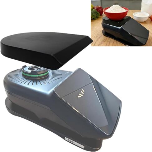 قاعدة الوزن والغطاء الواقي لجهاز Thermomix TM7 | وزن دقيق بدون وعاء خلط| يحمي قارنة المحرك من الغبار والسوائل (لوحة وزن كبيرة - أسود) in Kuwait