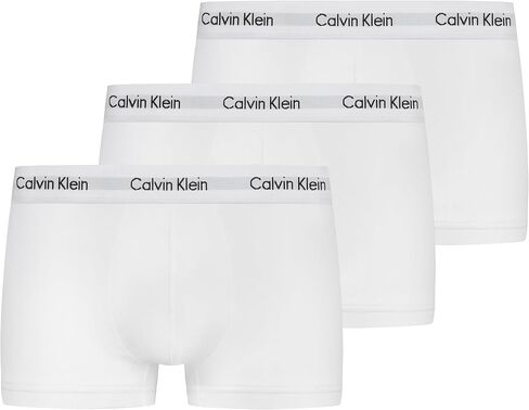 Calvin Klein Men's Stretch Cotton Multipack Low-Rise Trunks in Kuwait