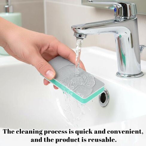 4 PCS Fish Tank Cleaning Tools, Aquarium Glass Cleaner Sponge Double Sided Sponge Brush Fish Tank Glass Surface buildew Remover Double Sided Aquarium Cleaning Pad for Fishes Turtle Tanks in Saudi Arabia