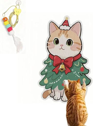 Wall Mounted Cat Scratching Pad with Back Adhesive Self Adhesive Cat Scratcher Board for Wall Door Sofa Floor Extra Large Durable Cat Scratcher Mat Indoor Cats for Cat Lovers in Saudi Arabia