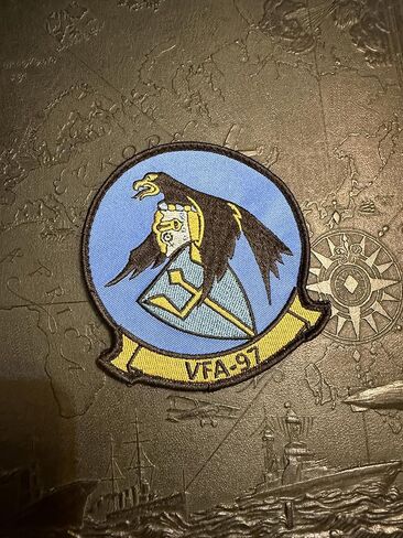 VFA-97 Warhawks Patch - with Hook and Loop, 4" in Saudi Arabia