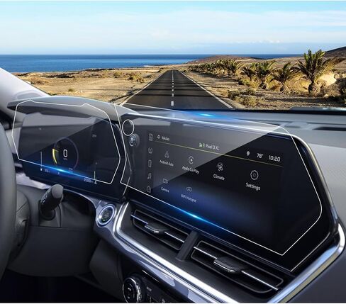 (2pcs) 2024 2025 2026 Trax Screen Protector for Chevy Trax (Only for LS/1RS) 8-inch Touch Screen, 2026 2025 Chevy Trax Accessories Touch Sensitive High Clarity Protective Film 8"-Navi in Kuwait