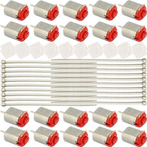 20Pcs 130 Micro DC Motors 1.5-6V 25000RPM for DIY in Kuwait