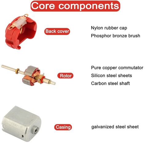 20Pcs 130 Micro DC Motors 1.5-6V 25000RPM for DIY in Kuwait