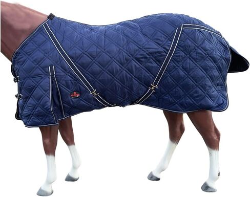 HILASON Western Horse Stable Blanket Quilted | Blankets for Winter Water Resistant Horses Blue 78 Inches in Saudi Arabia