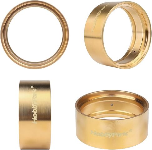 HobbyPark Brass Internal Beadlock Rings Clamp Ring 95g Wheel Weights fit 1.9" Wheel Rims for 1/10 RC Crawler Axial SCX10 II 90046 TRX4 VS4-10 SCX10 Pro Upgrades Parts, 4PCS (Gold) in Saudi Arabia